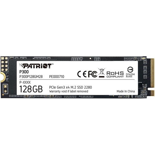 SSD M.2 128GB PATRIOT P300 2280 PCIe NVMe
