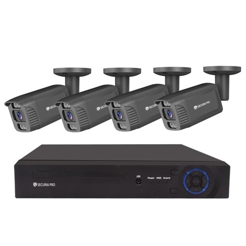 5 MPx Pro IP kamerový systém NVR4CHV5S-B smart, čierny