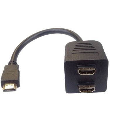 kábel HDMI adaptér rozdvojka M - 2xF PremiumCord