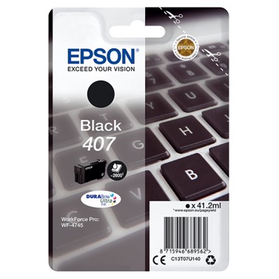 EPSON WF-4745 (407) Ink Cartridge L Black
